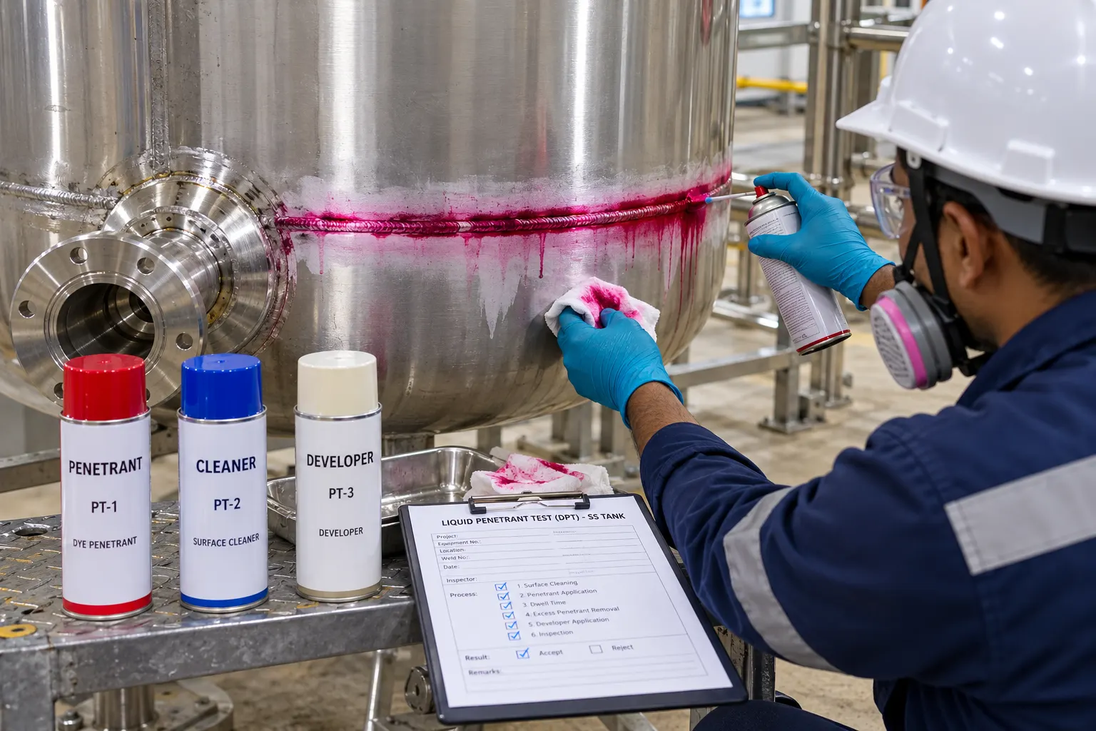 Dye Penetrant Testing
